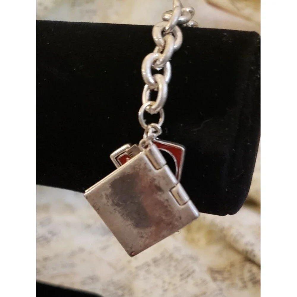 Whimsy, Classy Back to School Metal Charm #1 Teacher + 